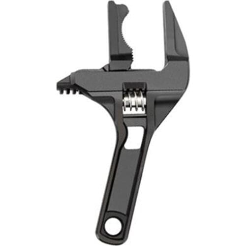 Multi-Function Plumber Wrench Repair Tool Adjustable Wrench Short Shank Large Opening Bathroom Spanner Wrench xobw