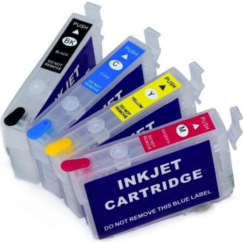39 39XL Refillable Ink Cartridge with Chip for Epson Expression Home XP-2105 XP-4105 Printers