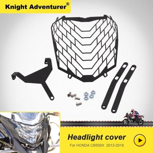 Motorcycle Headlight Head Lamp Light Grille Guard Cover Protector For Honda CB500X CB 500 X 2013 2014 2015 2016 2017 2018