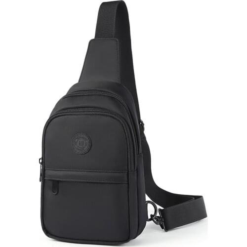 Men Shoulder Bags Chest Waist Packs Sling Crossbody Anti Theft Packs Outdoor Sport Biker Satchel Daily Picnic Oxford Bags