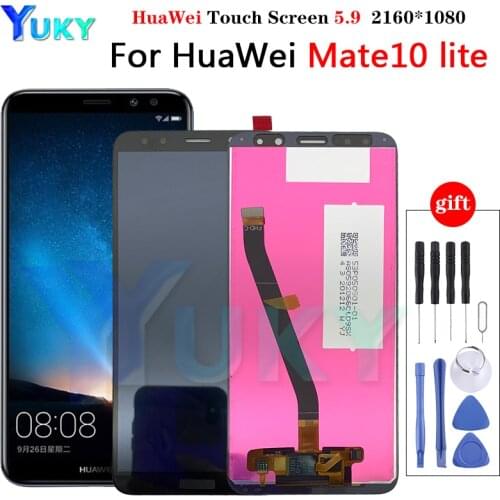 Originele For Huawei Mate 10 Lite Lcd-scherm Touch Screen Digitizer Vergadering Met Frame Vervanging Huawei Mate 10 Lite LCD