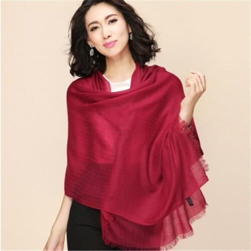 Super large size 100%goat cashmere women fashion thin scarfs shawl pashmina 95x220cm yellow 4color