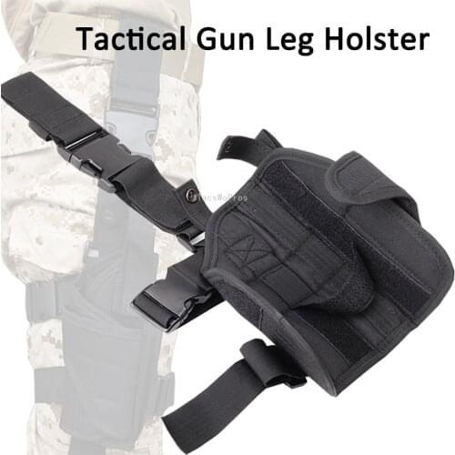 Tactical Thigh Gun Holster Shooting Hunting Cs Wargame Combat Training Military Leg Holsters Army Wargame Airsoft Thigh Holsters
