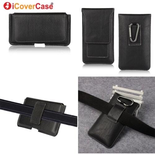 Universal Belt Wallet Bag Cases For Xiaomi Mi 8 Se 6 A1 A2 Lite Note 3 Case Cover Mobile Leather Waist Pouch Holster Coque Capa