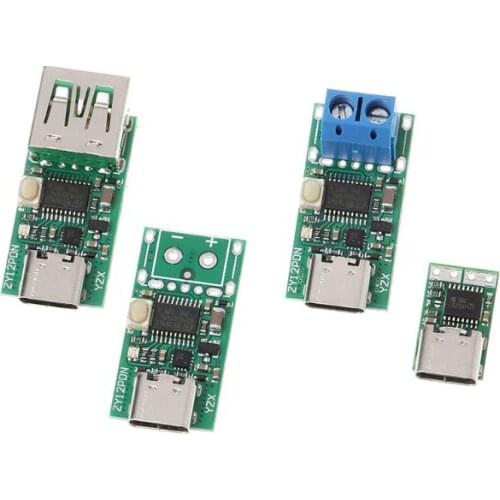 Type-C USB Fast Charging Decoy Detector Trigger Poll Mudule PD 5A 9V/12V/15V/20V Automatic Test