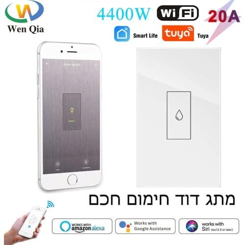 Wifi Boiler Smart Switch 20A Water Heater Tuya APP Remote Controller Touch Button ONOFF Electrical Timer Voice Google Home Alexa