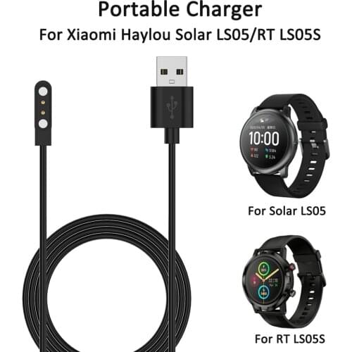 Charger for Xiaomi haylou solar LS05/RT LS05S Imilab kw66 Ticwatch GTX/CXB01 Smartwatch USB Charging Magnetic Cable Adapter