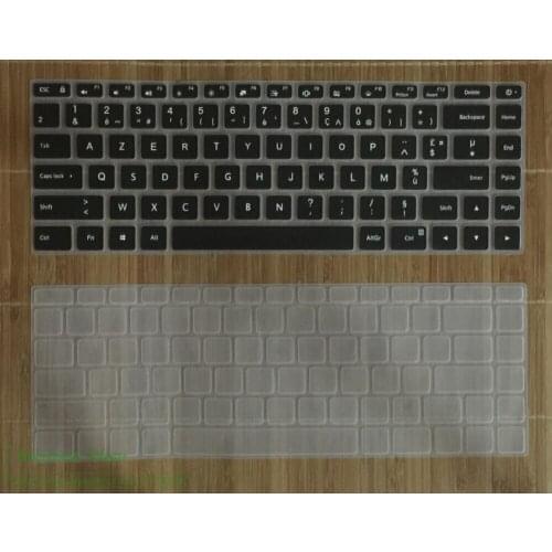 For Xiaomi Mi Notebook Pro 15 15.6 Inch Keyboard Cover Protector 2 Pieces French Letter Washable Silicone Cover Film Laptop