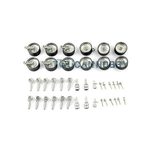 1/16 Heng Long Challenger II Tank 3908 Metal Road Wheels Suspentions W/Bearings TH00509-SMT4
