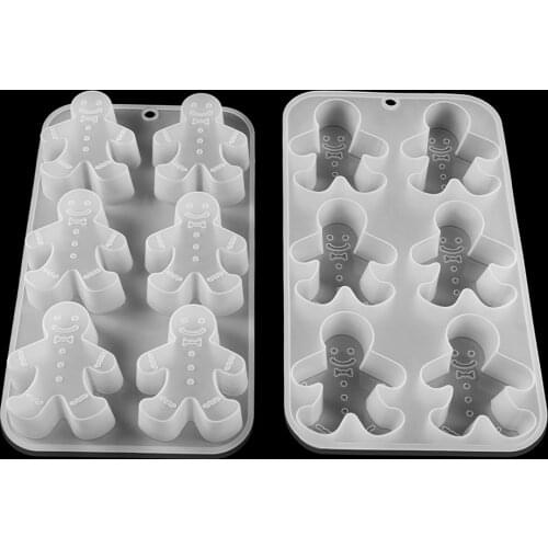 1 Pcs Crystal Silicone 3D Smiling Snowmen Mold UV Epoxy Resin Molds Pendant Tools for DIY Silicone Resin Jewelry Making Tool
