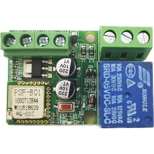1-way Wifi Relay / Mobile Phone Remote Control Roll Gate Motor / 5V/12V/24V/ Control Board