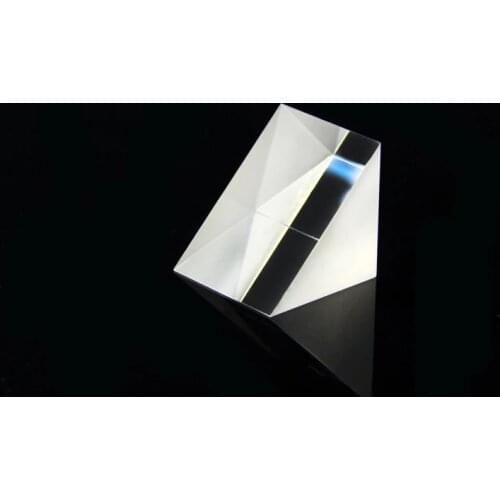 15mm Right Angle Laser Experiment Optical Prism Glass Triangular Measurement Prism with Right Angle Refraction Light Refraction