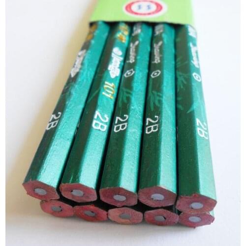 Wooden Pencils 2b pencil handmade pen 10pcs free shipping