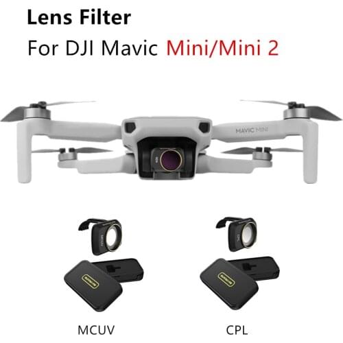 Sunnylife Lens Filters MCUV CPL Polarizer Camera Lens Filter for DJI Mavic Mini /Mini 2 Drone Accessories