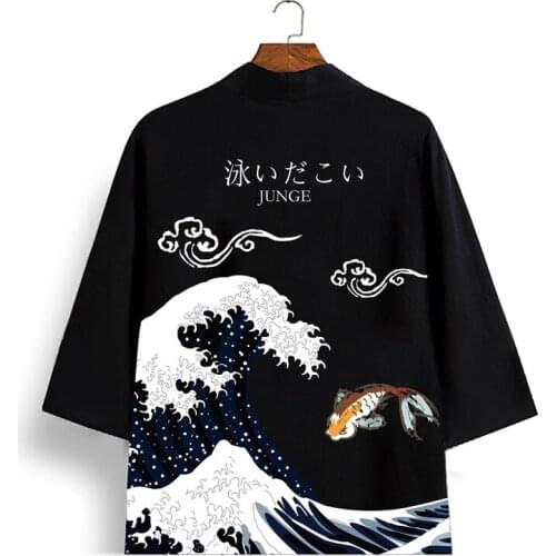 WomenS Kimono Cardigan Kimono Women Japanese Yukata Haori Clothes Shirt Cosplay Blouse Harajuku Japanese Clothing Haori Obi