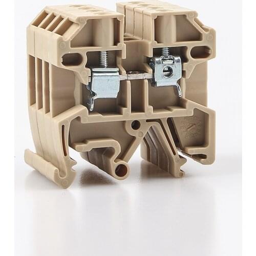 Din Rail Terminal Blocks SAK-2.5EN Weidmuller Connectors Screw Connection Conductors SAK2.5EN Wire Conductor 10pcs