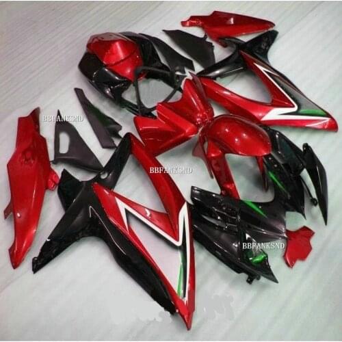 Fairing kit for SUZUKI K8 K9 GSXR 600 700 2008 2009 2010 GSXR600 GSXR750 08 09 10 black red copper ABS fairings