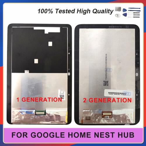 Original 7.0" For Google Home Nest Hub 1 Generation / 2 Generation Nest Hub LCD Display Touch Screen Digitizer Assembly