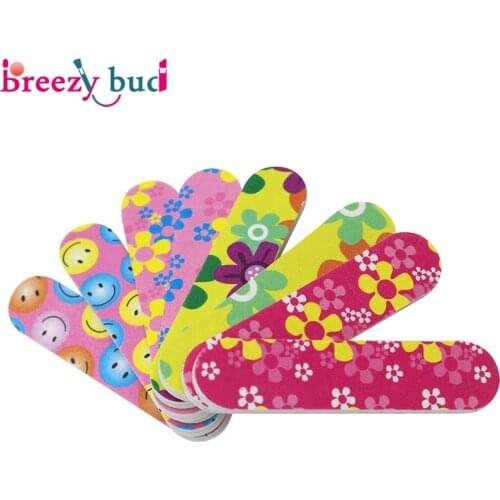 50/100pcs Mini Nail Files Double Side Wood Sanding Buffer Block Set For UV Gel Polish Portable Manicure File Nail Art Tools