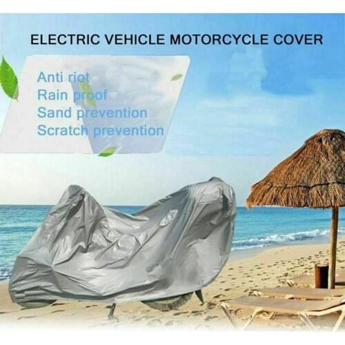 4 Size Full Motorcycle Covers Lightweight Outdoor UV Protection Water Dust Proof Motorbike Bicycle Protection Covers