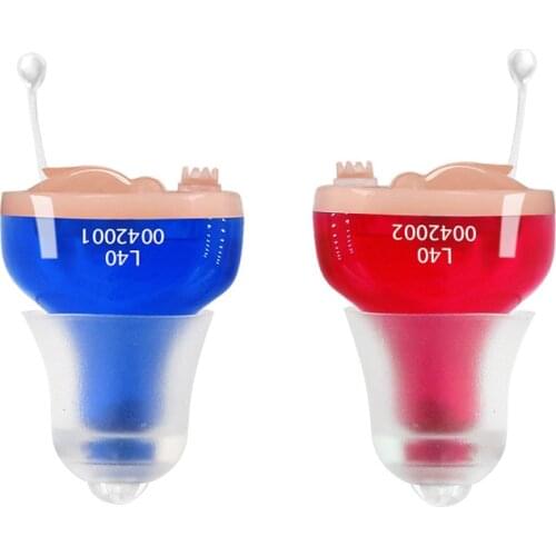 Portable Hearing Aids Sound Amplifier Mini Size Inner Ear Invisible Hearing Aid Volume Adjustable Ear Aids Hearing Loss Device