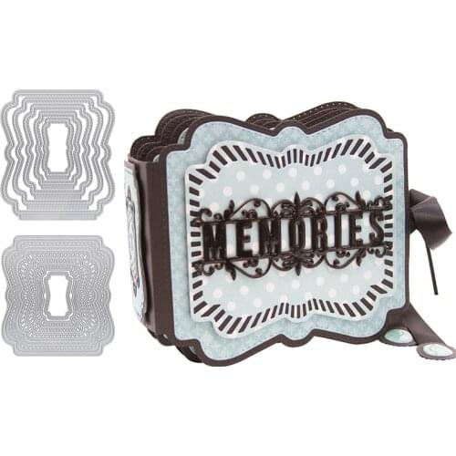 Composable Irregularities Frame Can Be Layered Novel Best Seller Metal Cutting Dies For DIY Scrapbooking Album Paper Card Crafts