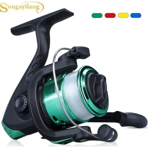 Sougayilang Mini 3BB Fishing Reel Aluminum Body Spinning Reel High Speed 5.2:1 Left / Right Interchangeable Lure Ice Fish Wheel
