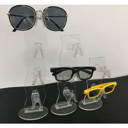 Detachable Sunglasses Eyeglasses Display Rack Acrylic Frame Eyewear Glasses Counter Stand Holder
