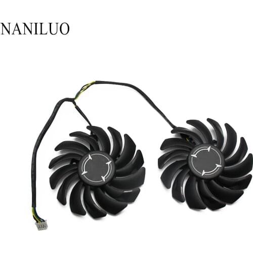 2PCS/lot 4PIN PLD09210S12HH RX 470 480 570 580 Cooler fan For AMD MSI RX470 RX480 RX570 RX580 ARMOR video card Fan