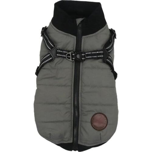 Waterproof Pet Autumn Winter Clothes Thickening Warm Dog Jacket Coat Sleeveless Vest Snowsuit