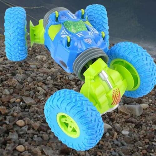 High-Speed Four-Wheel Drive Climbing Twisted Toy Car 2.4G Remote Control Double-Sided Off-Road Vehicle Stunt Car Model Boy Gift