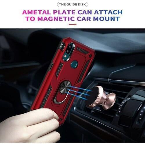 10pcs/lot Armor Shockproof Phone Case For Samsung Galaxy A80 A90 5G A908 M10 M20 M30 A40S With Car Ring Bracket