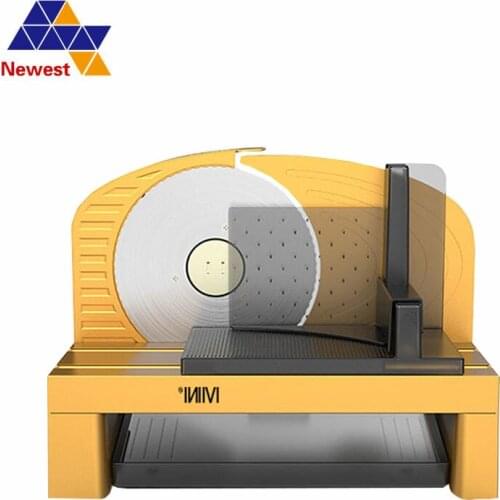 2018 100W household electric meat stainless steel bread slicer 220V-240V double switch Safety protection food forzen cutter