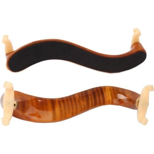 3/4 4/4 Violin Fiddle Wood Sponge Chin Shoulder Rest Pad Cover Cushion Protector