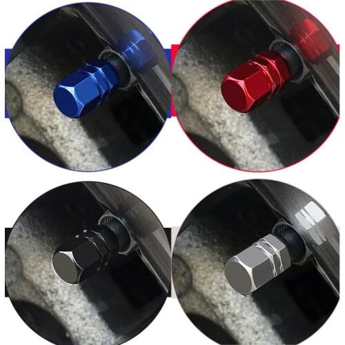 Car Tire Valve Stem Caps 4Pcs/set Bolt-in Aluminum Theftproof Valve Covers For Nissan Teana J32 Car Accessories
