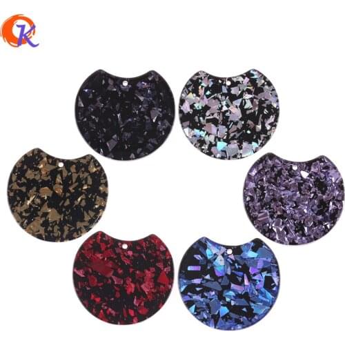 Cordial Design 50Pcs 34*37mm Jewelry Accessories/Earring Connectors/DIY Jewelry Making/Round Shape/Hand Made/Earring Findings