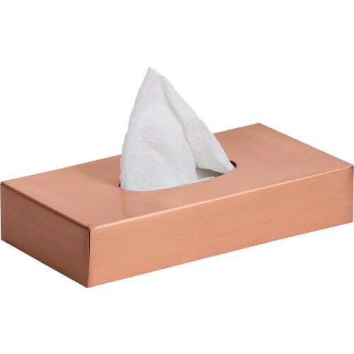 Hakart has been Copper Napkin Holder Dull Polish Rectangle 24x12x4,5 Cm