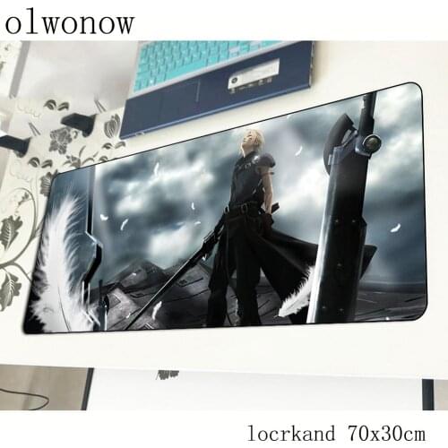 Final fantasy pad mouse computador New arrival gamer mouse pad 70x30cm padmouse anime mousepad ergonomic gadget office desk mats