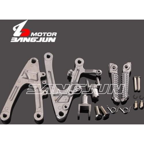 Motorcycle Durable Front Footrest Foot Peg Triangular Support Fits YZF1000 R1 2004-2005-2006