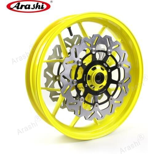 Arashi Front Wheel Rim Brake Disc Rotors Set For HONDA CBR600RR 2007 - 2017 CBR600 CBR 600 RR 2008 2009 2010 2011 2012