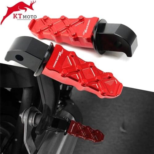 2021 CNC Latest high quality Rear Foot Pegs Rests Passenger Footrests For Yamaha TRACER 9 GT 9GT 2021 Motorcycle Accessories