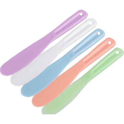 Plastic Spoon Facial Mask Stick Makeup Tools Mini Disposable Cosmetic Spatula Scoop Face Beauty DIY