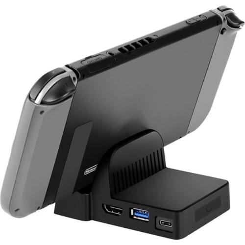 HDMI-compatible Charging Dock Station Bracket HDMI-compatible Video Conversion Charging Charger Base for Nintend Switch Host