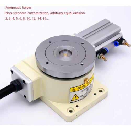 Fully automatic pneumatic indexing plate, rotary table, equalizing plate, divider, HSD-140DT, pneumatic rotary chuck
