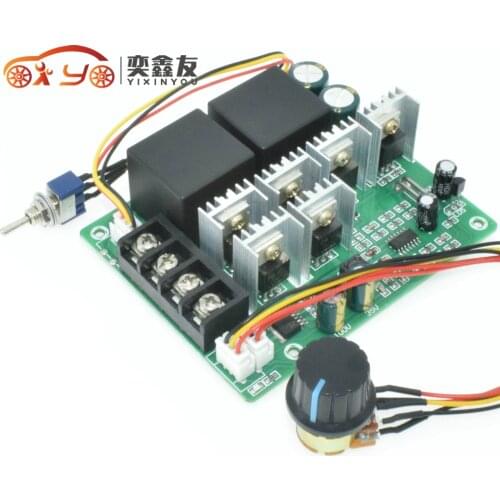 12V24V36V55 DC Motor Speed Reducer Motor Speed Controller Reversible PWM Control Forward Reverse Switch(6.5)