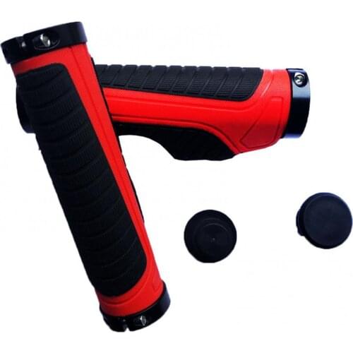 Blue Bike Replacement Repair Protective Parts Cover 1 Pair Universal Cycling Mountain Bicycle Rubber Anti Slip Handlebar Cover