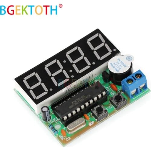 High Quality C51 4 Bits Electronic Clock Electronic Production Suite DIY Kits C51 Electronic Clock