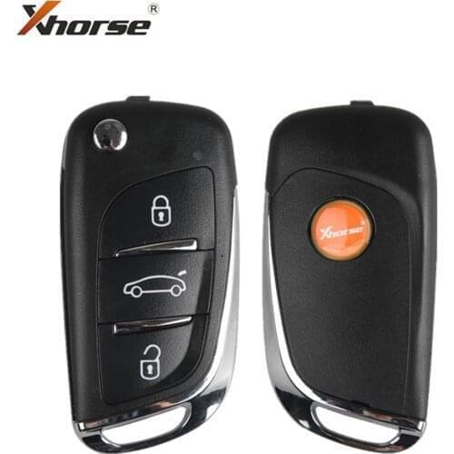 Xhorse XEDS01EN Super Remote Key DS Style 3 Buttons with Built-in Super Chip Transponder English 5pcs/Lot