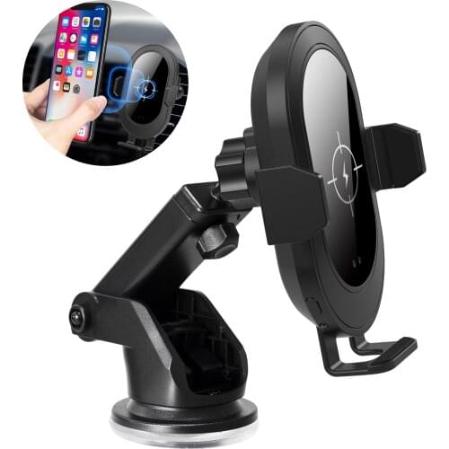 15W Car Fast Wireless Charger Automatic Clamping for iPhone X 8 XR 11pro xs Samsung S10 S9 S8 Note10 Air Vent Mount Phone Holder