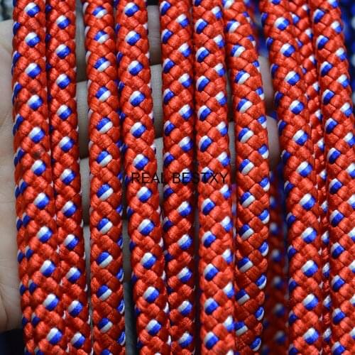 5m/Lot Approx : 8mm Red Nylon Rope Cords for Bracelets Jewelry DIY Making Nylon Cord Strands Findings Strings Wholesale